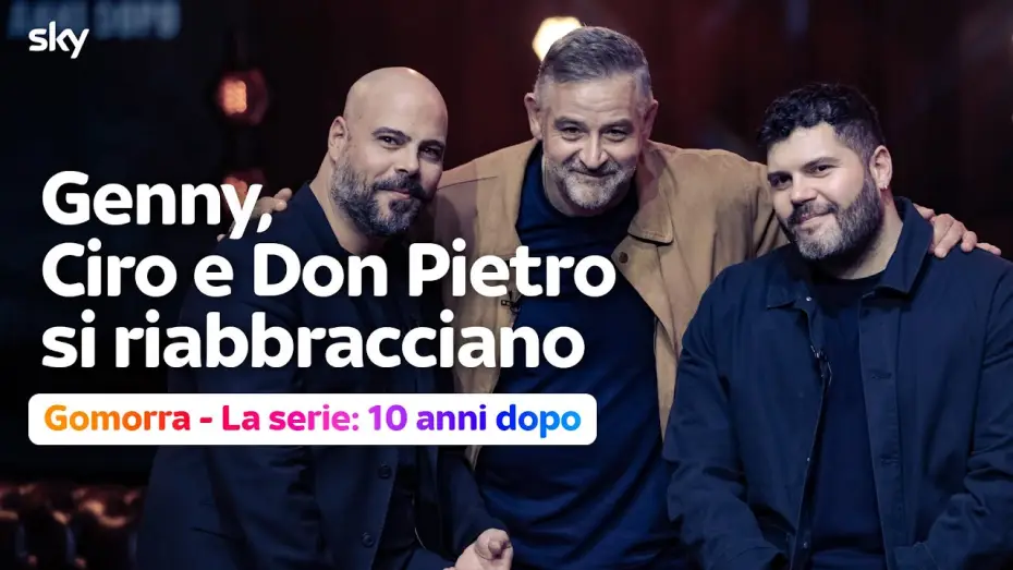 Video for the film Gomorra La Serie: 10 anni dopo — I protagonisti di Gomorra La Serie (e lo spumante) 10 anni dopo