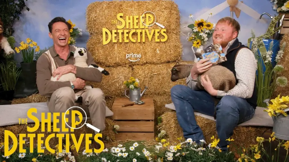Video for the film The Sheep Detectives — Kaleb Cooper & Hugh Jackman Talk Sheep