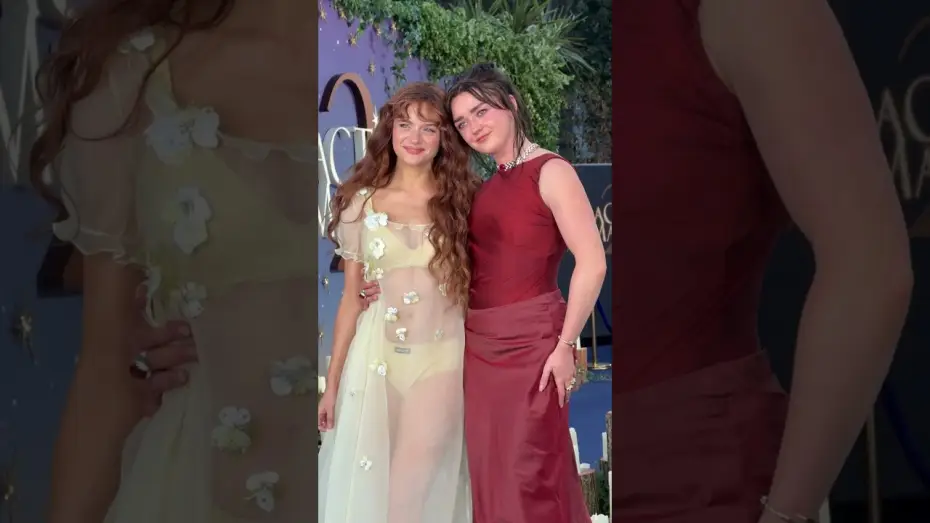 Video for the film Practical Magic 2 — Maisie Williams and Joey King in London for PRACTICAL MAGIC 2
