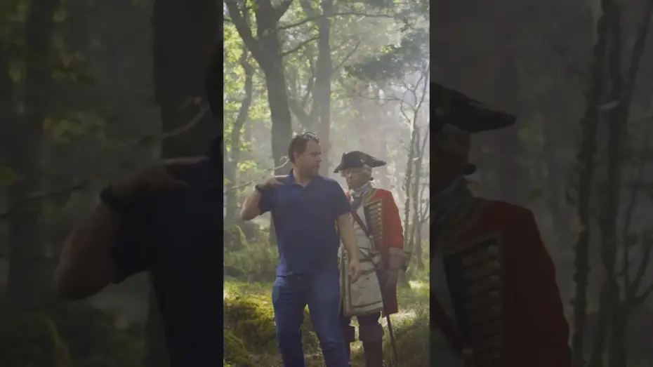 Video for the film Young Washington — Lights, camera, muskets!