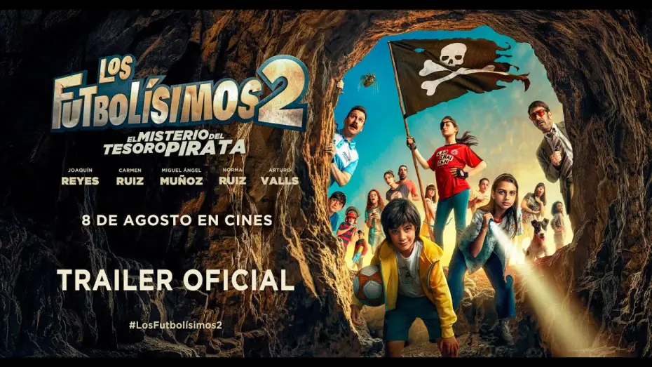Video for the film The Footballest 2 — LOS FUTBOLÍSIMOS 2: EL MISTERIO DEL TESORO PIRATA. Tráiler oficial. 8 de agosto en cines.