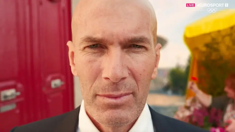 Video for the film Paris 2024 Olympic Opening Ceremony — JO PARIS 2024 - Zidane dans le métro, Debbouze perdu : le clip génial de la cérémonie d'ouverture