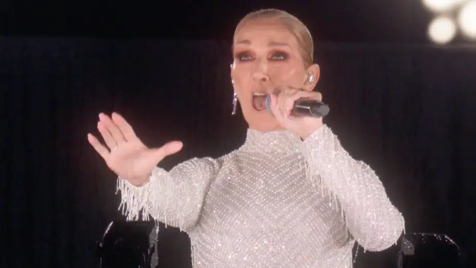 Video for the film Paris 2024 Olympic Opening Ceremony — JO PARIS 2024 - Céline Dion chante "L'hymne à l'amour" sur la Tour Eiffel à la cérémonie d'ouverture
