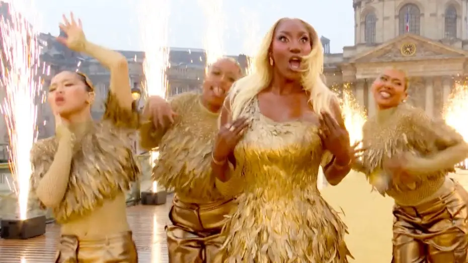 Video for the film Paris 2024 Olympic Opening Ceremony — JO PARIS 2024 - Le show Aya Nakamura