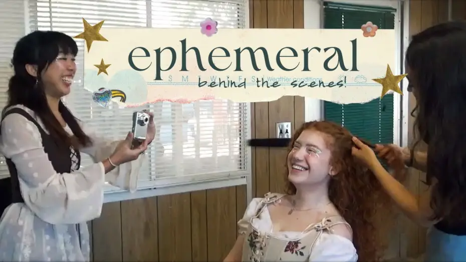 Video for the film Ephemeral — behind the scenes of ephemeral