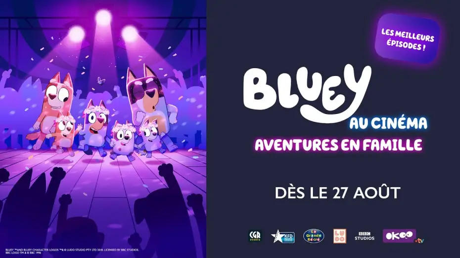Video for the film Bluey at the Cinema: Family Trip Collection — Trailer | Bluey au Cinéma – Aventures en Famille, dès le 27 août 2025 au cinéma