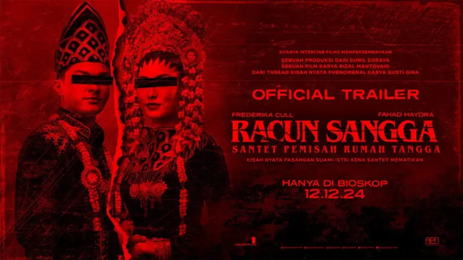 Video for the film Poison Sangga: The Homewrecker's Curse — Official Trailer “Racun Sangga : Santet Pemisah Rumah Tangga” | Hanya di Bioskop 12.12.24