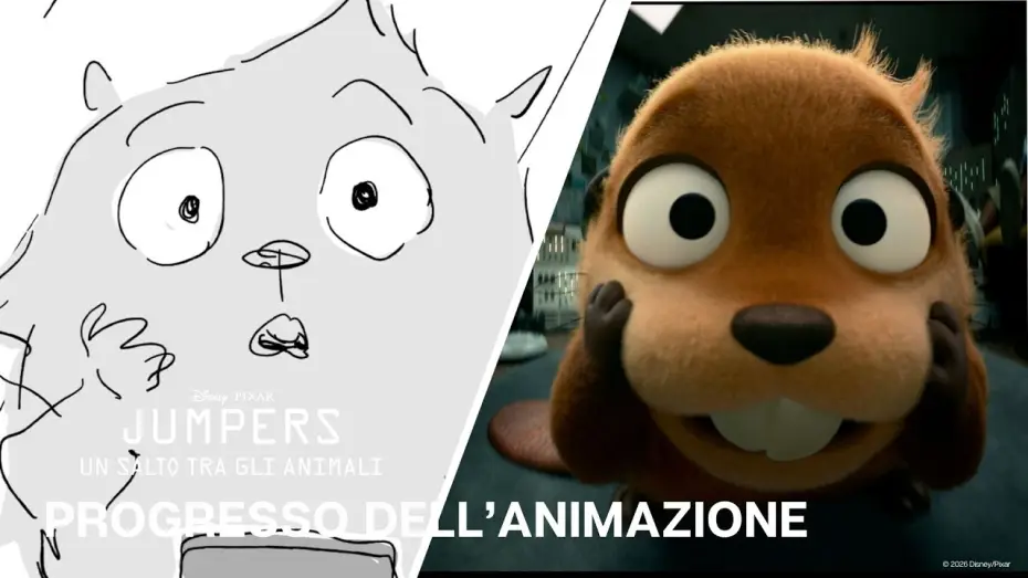 Video for the film Hoppers — Jumpers: Progresso dell'Animazione | Mabel Fugge dal Laboratorio
