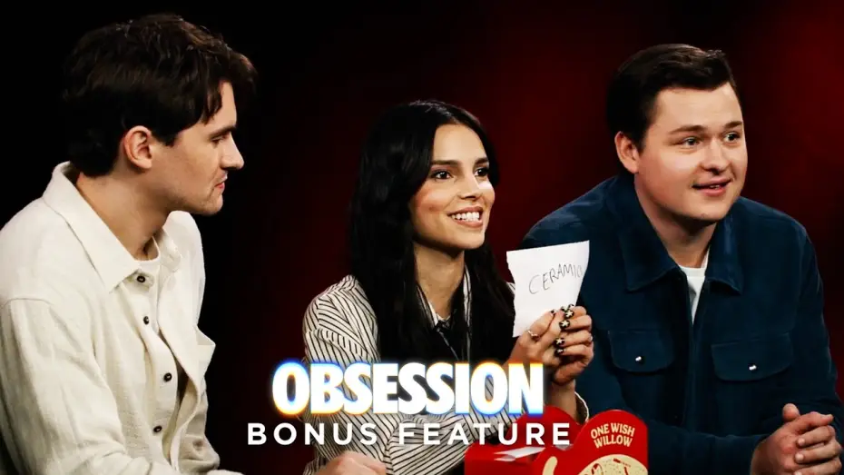 Video for the film Obsession — The Cast Reveal Their Obsessions - Bonus Feature