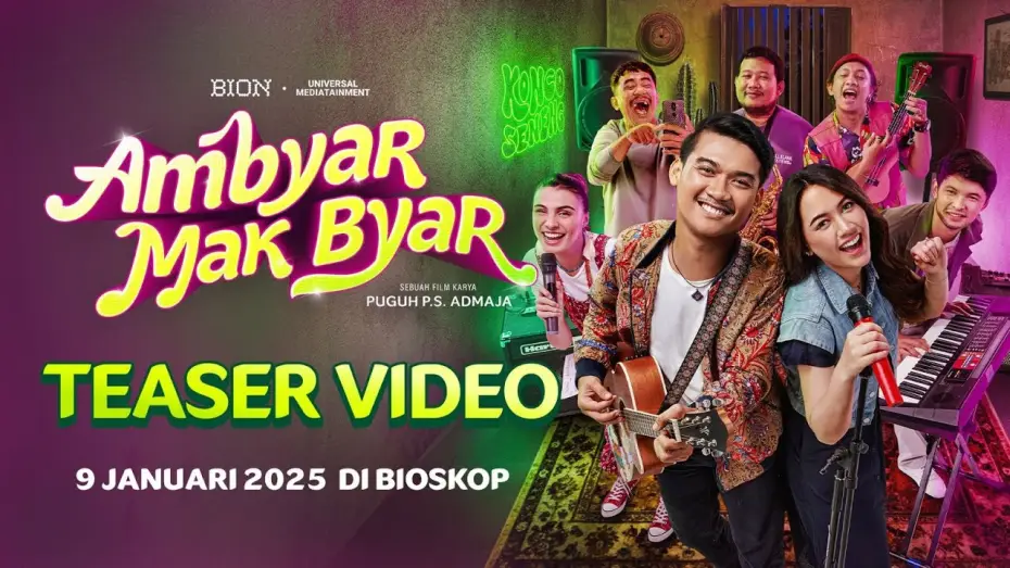 Video for the film Ambyar Mak Byar — Teaser Video - Ambyar Mak Byar | 9 Januari 2025 di Bioskop