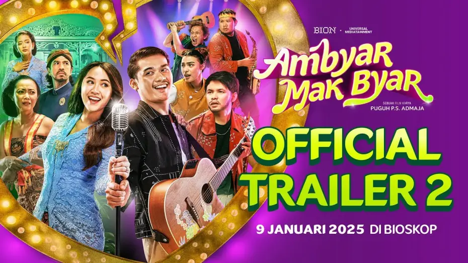 Video for the film Ambyar Mak Byar — Ambyar Mak Byar - Official Trailer 2 | 9 Januari 2025 di Bioskop