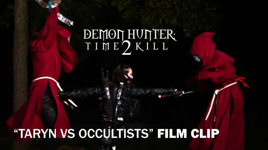 Video for the film Demon Hunter: Time 2 Kill — Demon Hunter: Time 2 Kill | "Taryn Vs Occultists" Film Clip | Out Now