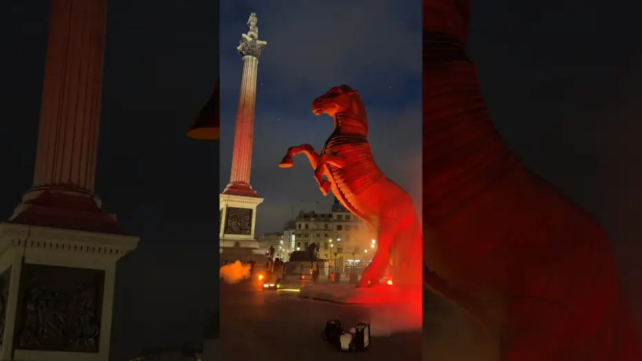 Video for the film The Odyssey — Trojan Horse in Trafalgar Square