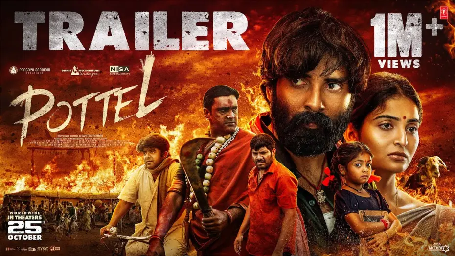 Video for the film Pottel — POTTEL Official Trailer | Yuva Chandra | Ananya Nagalla | Sahit Mothkhuri |Mythri Movie Distributors