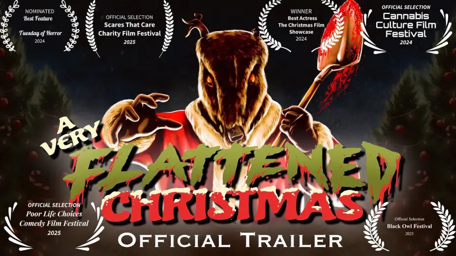Video for the film A Very Flattened Christmas — A Very Flattened Christmas (2024) | Official Trailer HD | Different Day Pictures