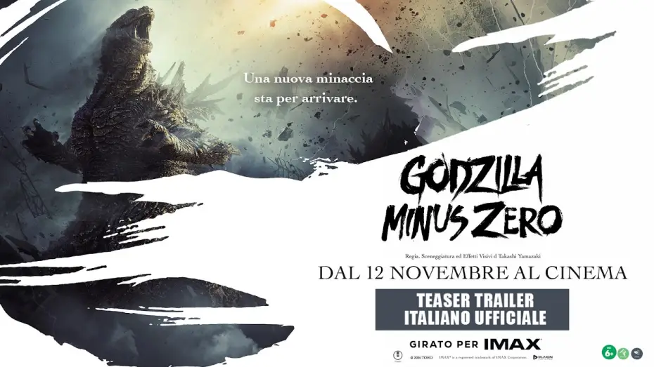 Video for the film Godzilla Minus Zero — Godzilla Minus Zero | Teaser Trailer Italiano Ufficiale