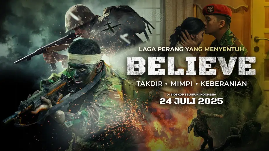 Video for the film Believe: The Ultimate Battle — BELIEVE - Cinta Yang Lekat Dalam Laga Perang Dahsyat | Official Trailer