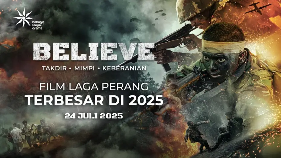Video for the film Believe: The Ultimate Battle — Believe – Takdir, Mimpi, Keberanian. | Official Trailer