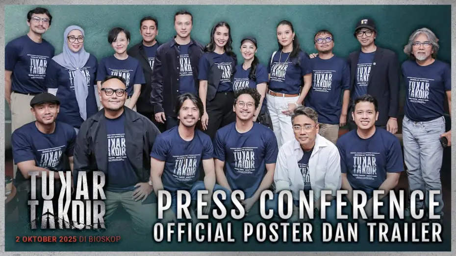 Video for the film Twisted Fate — TUKAR TAKDIR - Press Conference, Official Poster & Trailer