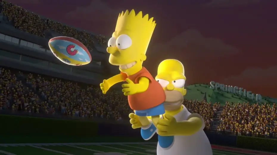 Video for the film The Simpsons Funday Football — Teaser