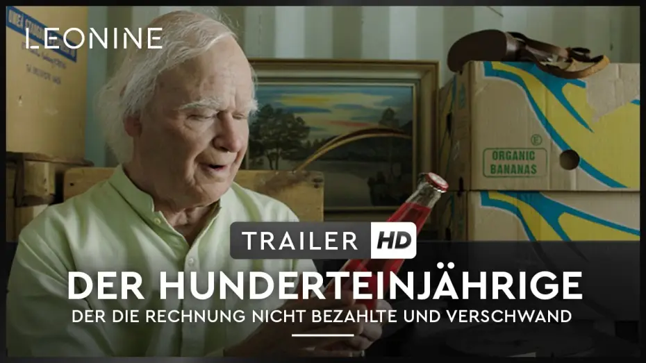 Video for the film The 100 Year-Old Man Who Climbed Out the Window and Disappeared — DER HUNDERTJÄHRIGE, DER AUS DEM FENSTER STIEG UND VERSCHWAND | Trailer | Deutsch