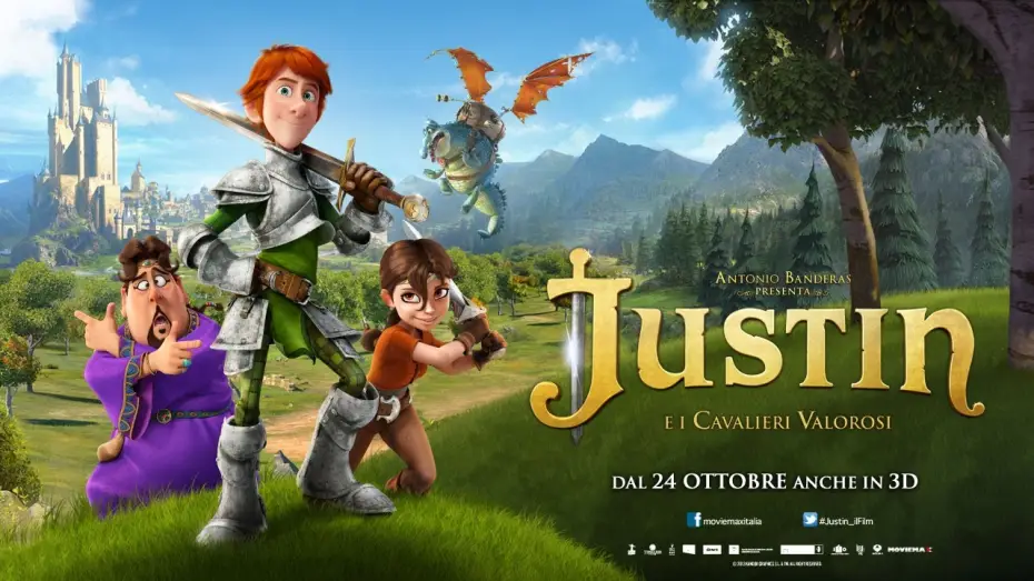 Video for the film Justin and the Knights of Valour — JUSTIN E I CAVALIERI VALOROSI - Trailer italiano ufficiale