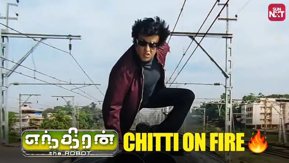 Video for the film Enthiran — Iconic Train fight scene🔥