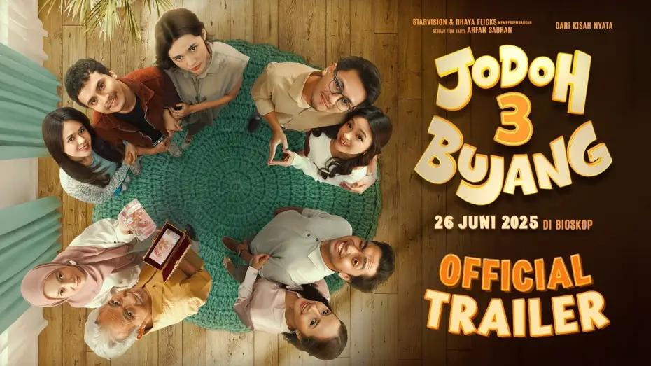 Video for the film 3 Men’s Soulmates — JODOH 3 BUJANG - Official Trailer