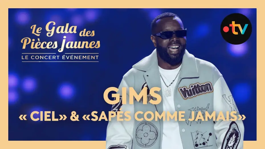 Video for the film Le Gala des Pièces Jaunes 2025 : Le concert événement — Gims interprète "Ciel" et "Sapés comme jamais" - Gala des Pièces Jaunes 2025
