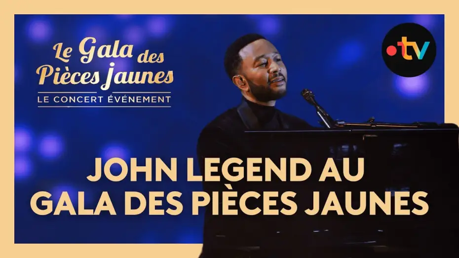 Video for the film Le Gala des Pièces Jaunes 2025 : Le concert événement — Nervous, Ordinary people, All of me… Le medley de John Legend au Gala des Pièces Jaunes 2025