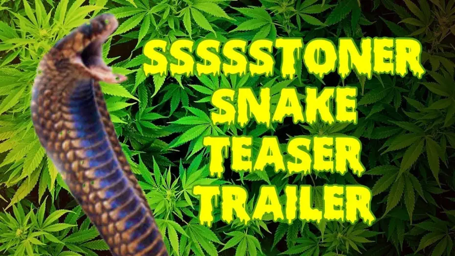 Video for the film Ssssstoner Snake — Ssssstoner Snake (2025) Official Teaser Trailer #1 (low budget horror comedy)