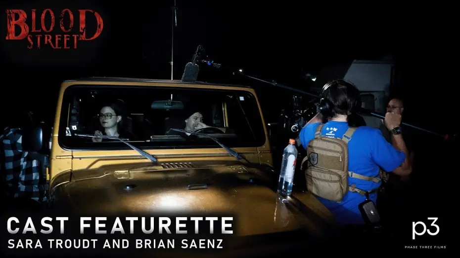 Video for the film BLOOD STREET — "Behind the Scenes with Blood Street Stars Sara Troudt & Brian Saenz" | Cast Featurette