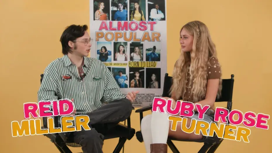 Video for the film Almost Popular — Ruby Rose Turner and Reid Miller Discuss "Almost Popular" Roles