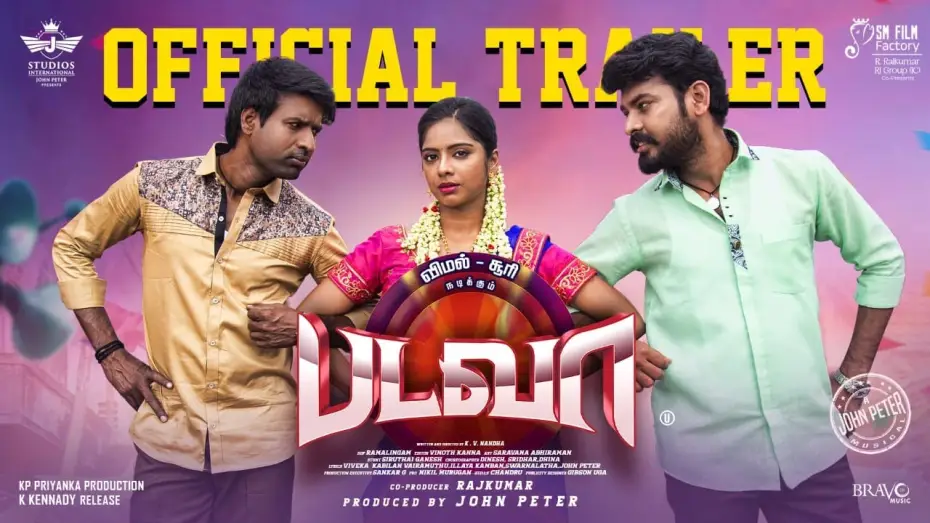 Video for the film Badava — Badava Official Trailer 2 | Vimal | Soori | Shrita Rao | KGF Ram | New Movie Trailer | Bravo Music