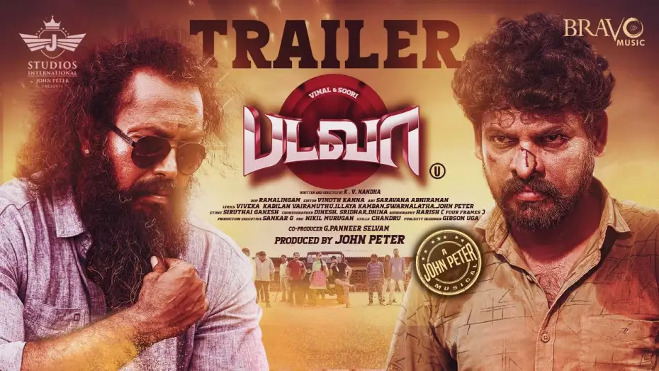 Video for the film Badava — Badava Official Trailer | Vimal | Soori | Shrita Rao | KGF Ram | New Movie Trailer | Bravo Music