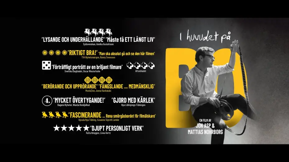 Video for the film Being Bo Widerberg — I HUVUDET PÅ BO av Jon Asp & Mattias Nohrborg | trailer | TriArt Film