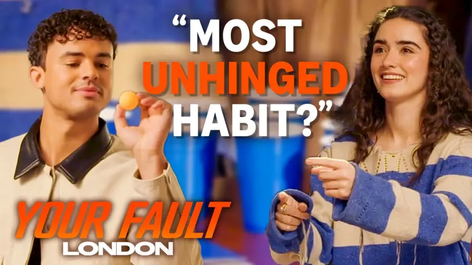 Video for the film Your Fault: London — Your Fault: London Cast Play Tense Beer Pong Match