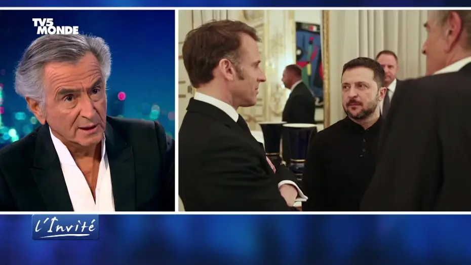 Video for the film Our War — Bernard-Henri Lévy - TV5MONDE L'Invité : Notre Guerre "L'Ukraine va gagner" (3 juin 2025)