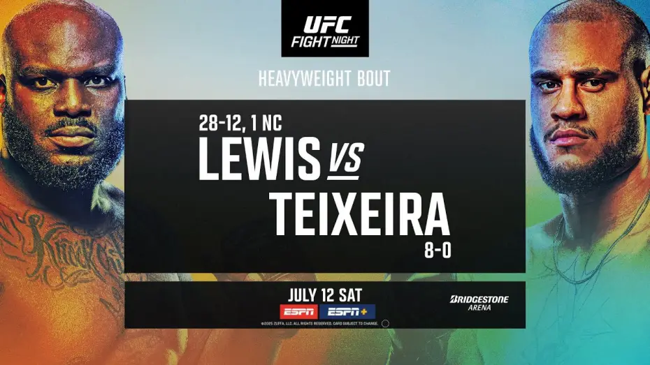 Video for the film UFC on ESPN 70: Lewis vs. Teixeira — UFC Nashville: Lewis vs Teixeira - July 12th | Fight Promo