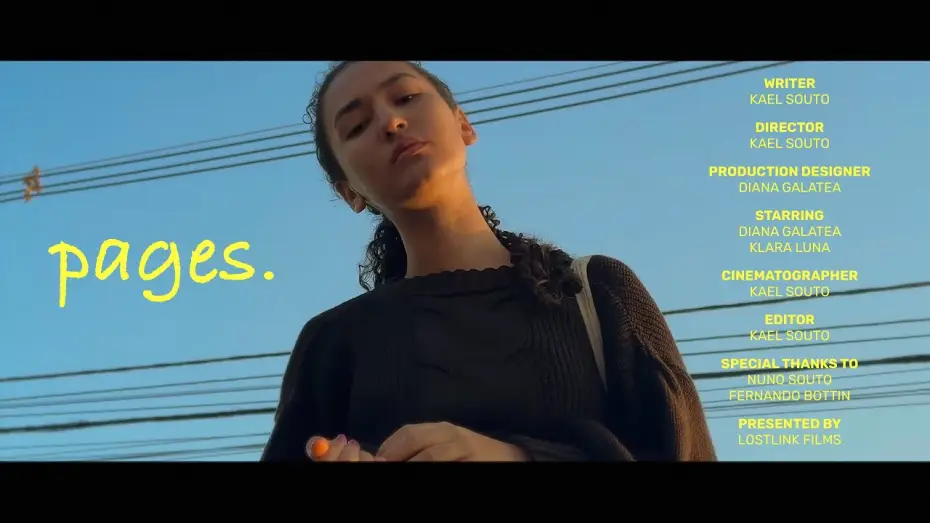 Video for the film pages. — pages. (2025) - short film