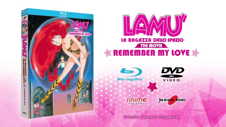 Video for the film Urusei Yatsura: Remember My Love — LAMÙ REMEMBER MY LOVE | Il film in DVD e Blu-ray Disc