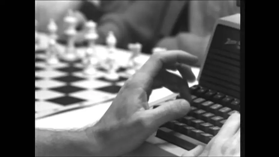 Video for the film Computer Chess — Check mate in 26 seconds!