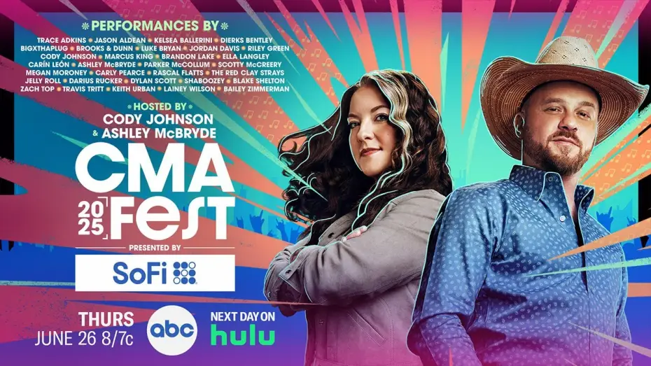 Video for the film CMA Fest 2025 — "CMA Fest presented by SoFi" | Thurs., June 26 at 8/7c on ABC