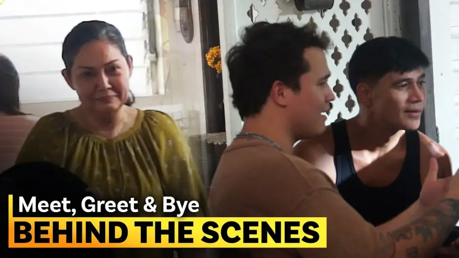 Video for the film Meet, Greet & Bye — Leo and Tupe scramble for fan meet tickets | Behind the Scenes | 'Meet, Greet & Bye'