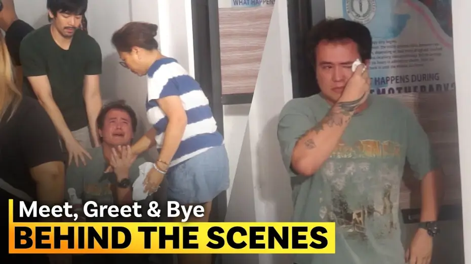Video for the film Meet, Greet & Bye — Juan Karlos breaks down after heavy scene with Maricel | Behind the Scenes | 'Meet, Greet & Bye'