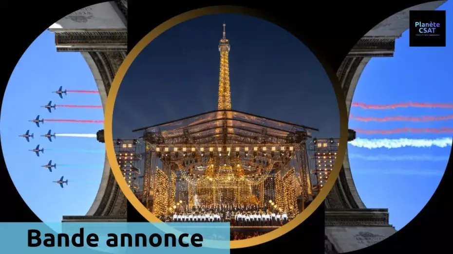 Video for the film Le Concert de Paris 2025 — Le Concert de Paris en direct du Champ-de-Mars | bande annonce | France 2