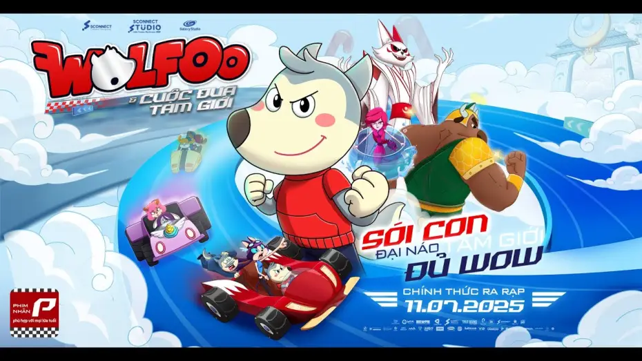 Video for the film Wolfoo & Cuộc Đua Tam Giới — WOLFOO & CUỘC ĐUA TAM GIỚI trailer - KC: 11.07.2025