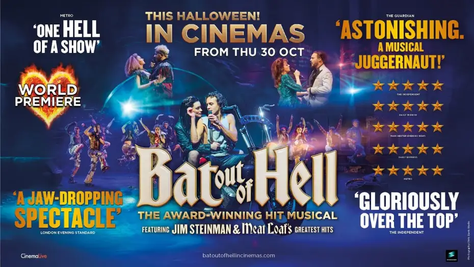 Video for the film Bat Out of Hell: The Musical — Bat Out of Hell The Musical - In UK & Irish Cinemas from Thursday 30th Oct 2025