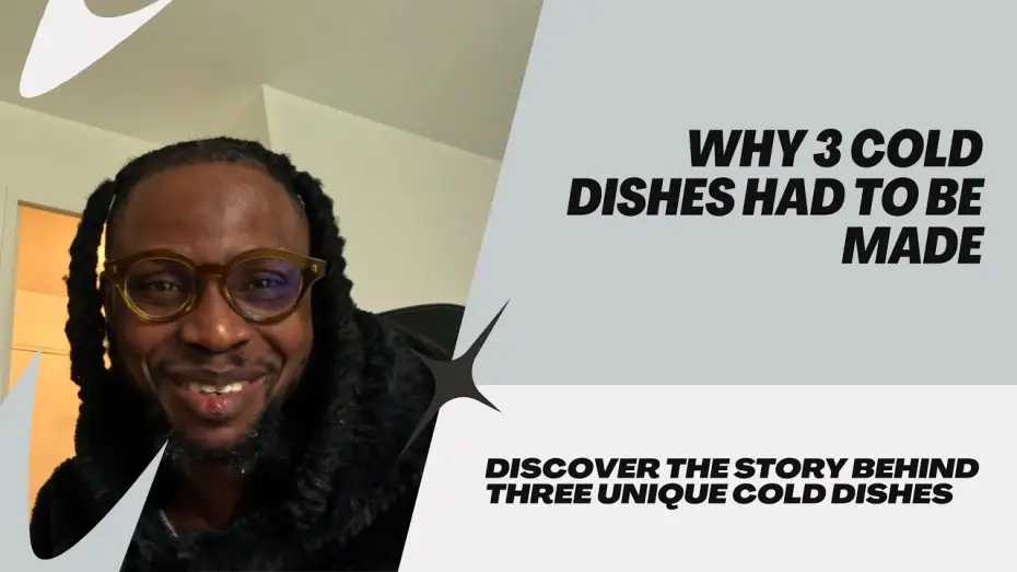 Video for the film 3 Cold Dishes — Why 3 Cold Dishes Had to Be Made | A Director's Message