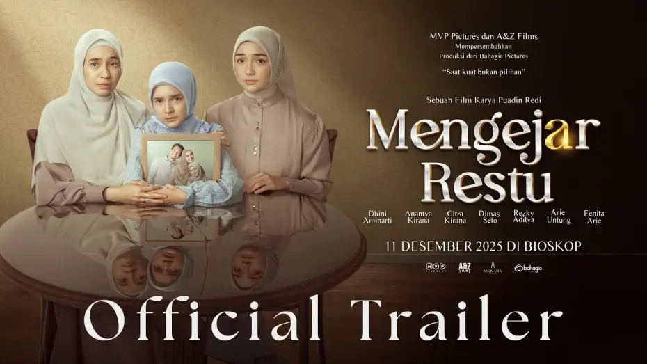 Video for the film Mengejar Restu — Chasing Restu - Official Trailer | December 11, 2025 in Theaters